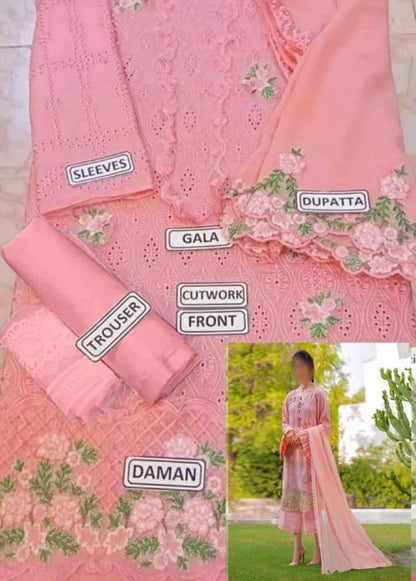 3pc Chicken Kari embroidery collections